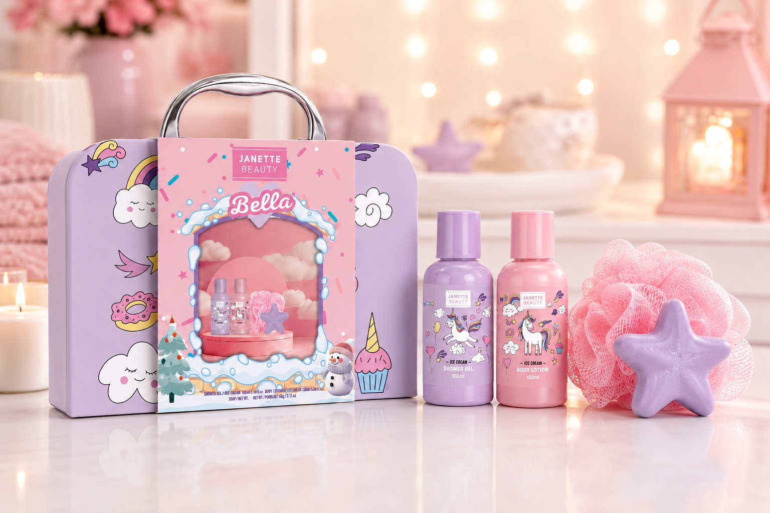 Dětská kosmetická kolekce Janette Beauty – vůně zmrzlina - Obrázek 3