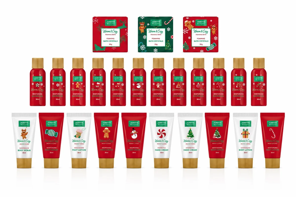 Kosmetický Adventní kalendář Janette Beauty – vůně perníčku - Obrázek 3