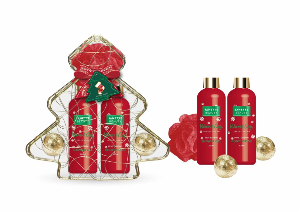 VÁNOČNÍ SET (Perníček) je voňavá pětídílná kolekce, která spojuje tělovou péči a sváteční relaxaci. Hřejivá a kořeněná vůně perníku vytváří atmosféru pravých Vánoc, zatímco hvězdná dekorace dodává celé sadě výjimečný vzhled. Skvělý tip na dárek pro ženy, které milují tradici a vánoční kouzlo.