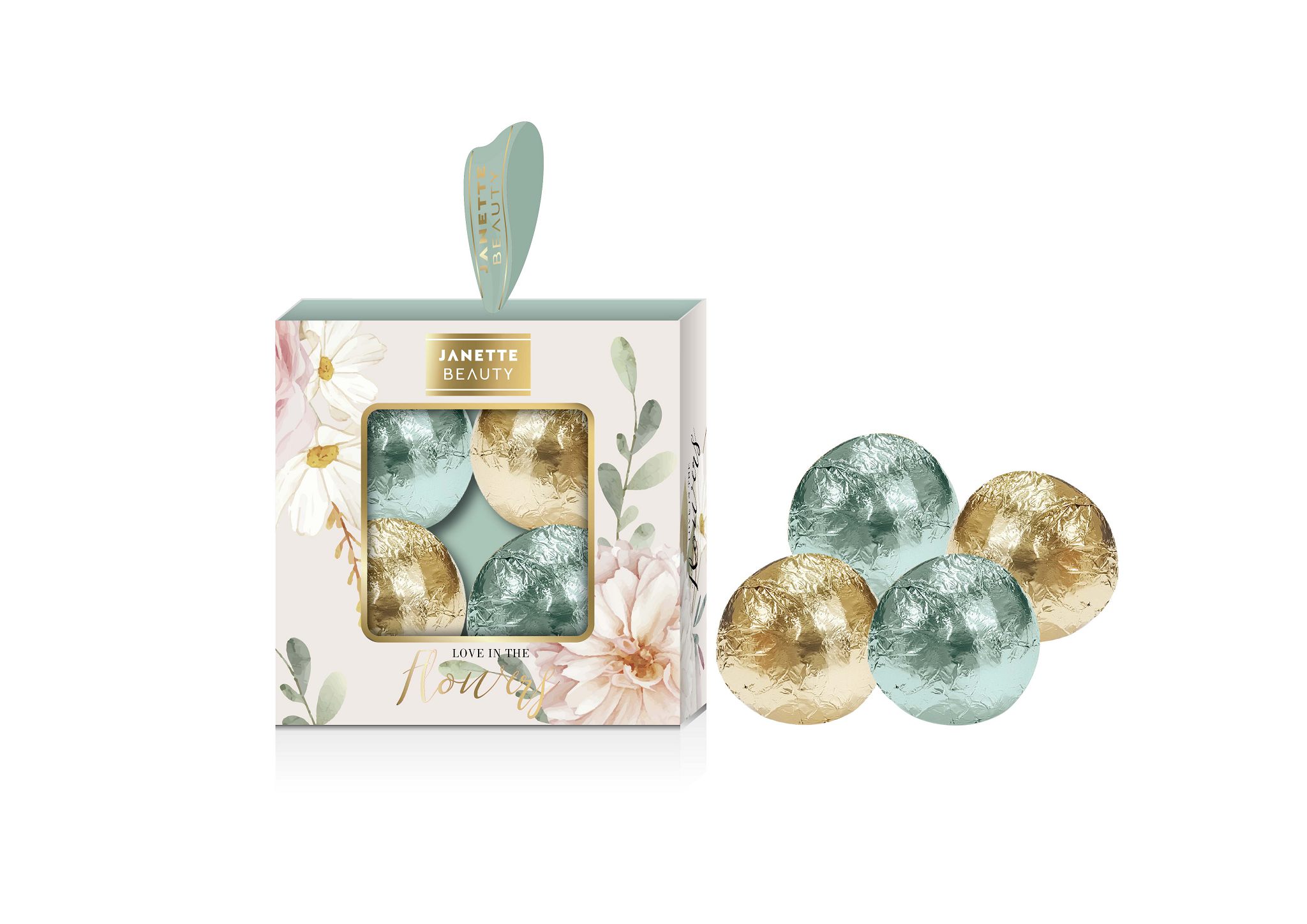 Květinový set FLOWER nabízí čtyři šumivé koule, které promění koupel v relaxační a aromaterapeutický zážitek. Květinová vůně dodá pocit klidu a elegance, zatímco jemně šumivý efekt navodí hravou atmosféru. Tento set je skvělým tipem na malý dárek, který udělá radost každému, kdo miluje koupelové rituály.
