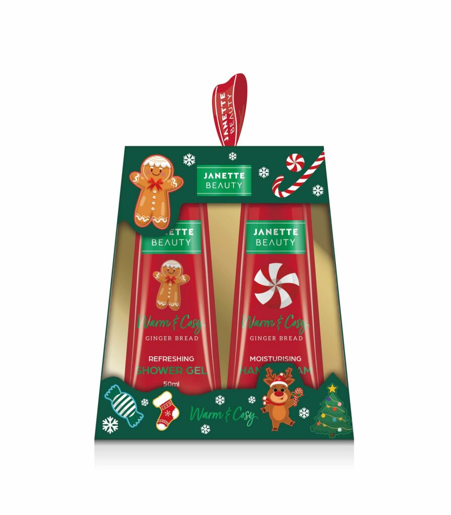 VÁNOČNÍ SET je menší kosmetická sada vhodná pro každodenní použití i na cesty. Spojuje základní péči o tělo a ruce v kompaktním balení. Sladká a hřejivá vůně perníčků přináší radost a připomíná tradiční vánoční atmosféru. Perfektní tip na malý, ale voňavý dárek.