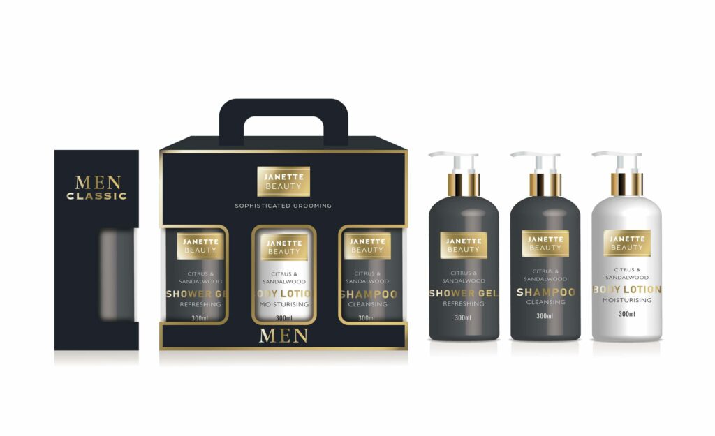 Luxusní pánská kosmetika v praktickém tříprvkovém setu. Spojuje základní péči o tělo, vlasy a pokožku v elegantním balení. Sprchový gel dodává pocit svěžesti, šampon vlasy čistí a posiluje a tělové mléko pokožku regeneruje. Perfektní sada pro každodenní použití i jako dárek.
